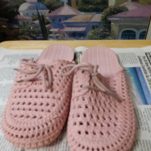 🌉⛵FFG PINK COMFORT SLIPPERS,6🏫 - Picture 8 of 12